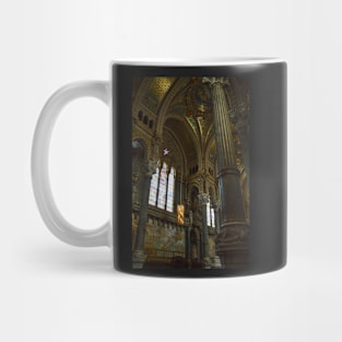 La Basilique Notre Dame de Fourvière. Lyon, France Mug